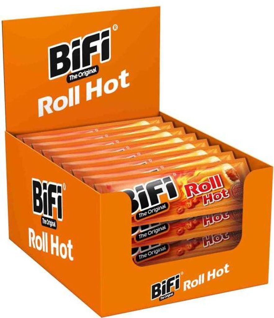 BiFi The Original Roll Hot Scharfes Würstchen im Teigmantel 45g