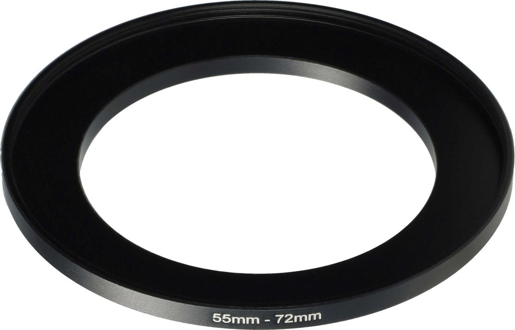 vhbw Step-Up-Ring Adapter 55mm - 72mm für Kamera Objektiv - Produktbild 