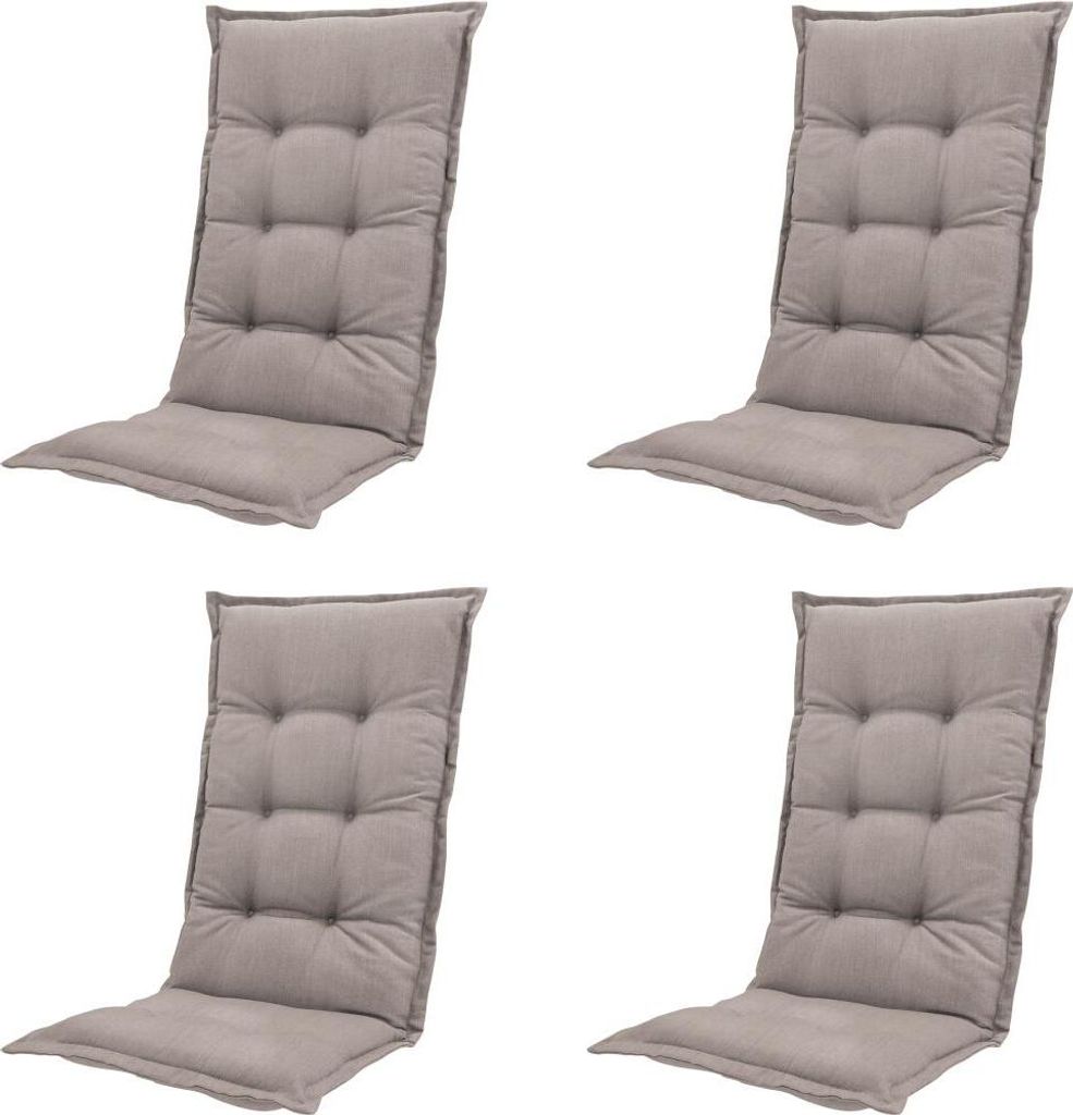 Madison Hochlehner-Auflage Basic 123x50 cm Taupe