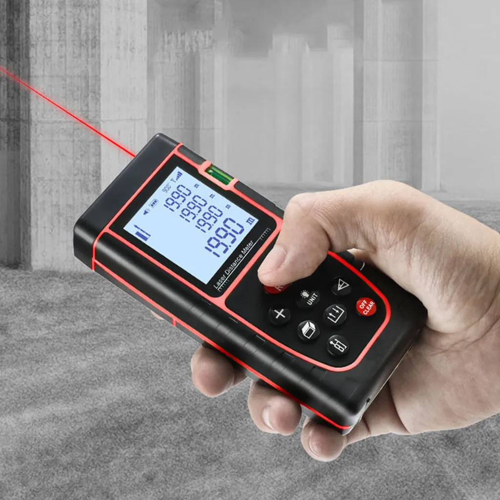 Télémètre laser 40M avec écran LCD rétro-éclairé et modes multiples - 4