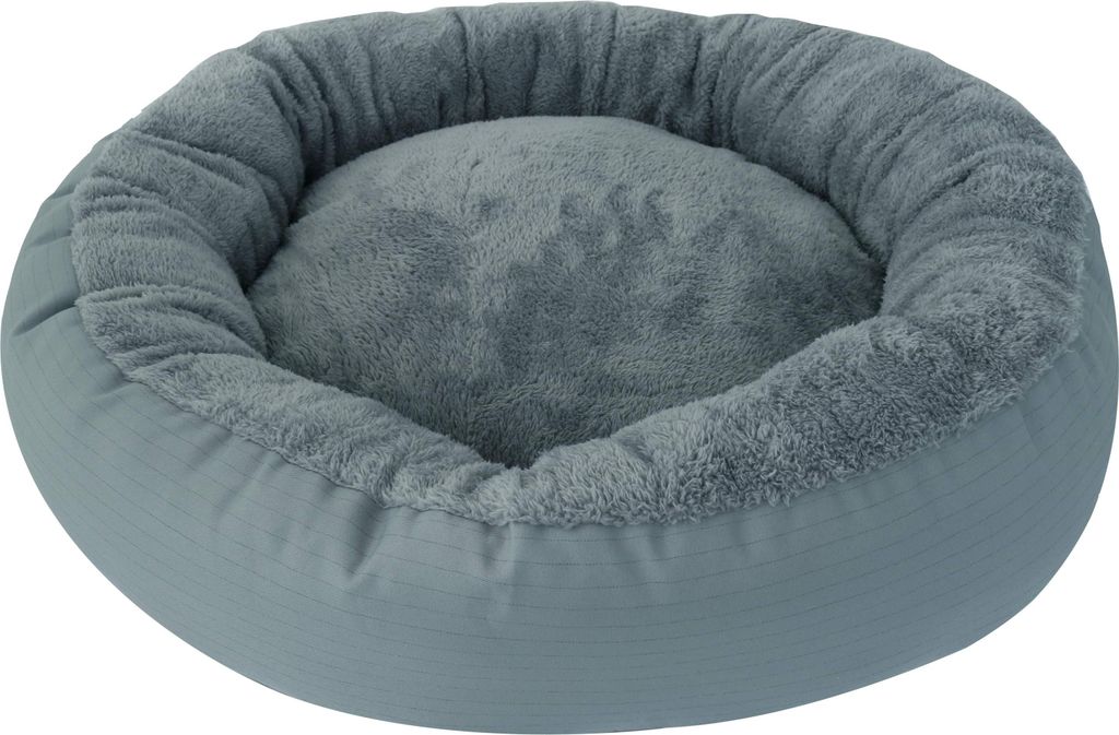 Zooroyal Hundekorb Milo rund Ø 75 cm Hundebett blaugrau klein bis mittel Hund