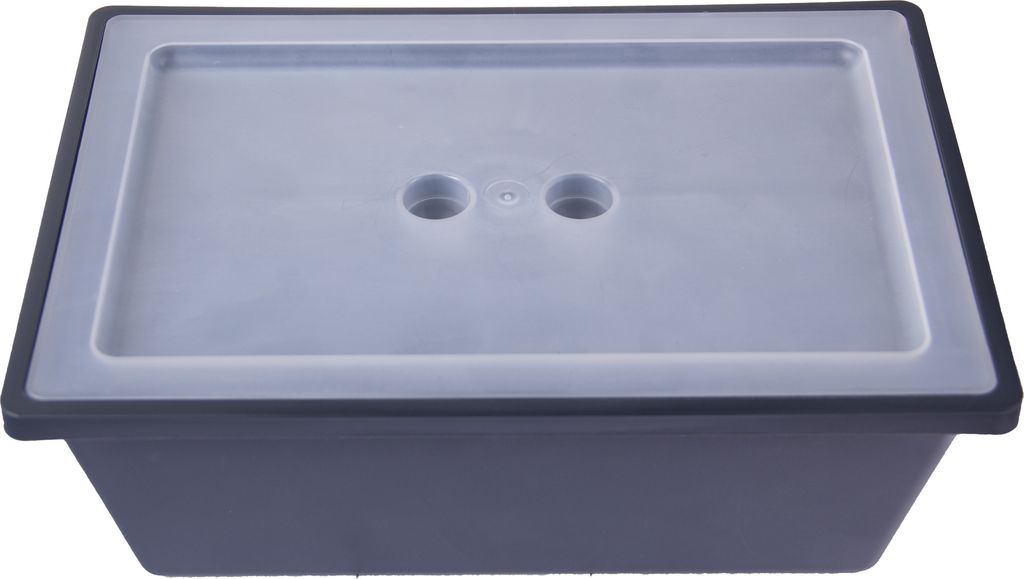 ONDIS24 Aufbewahrungsbox System Box XS grau/weiß