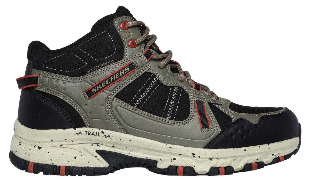 Skechers - "Hillcrest" Logo Wanderstiefel für Herren, Leder Produktbild 