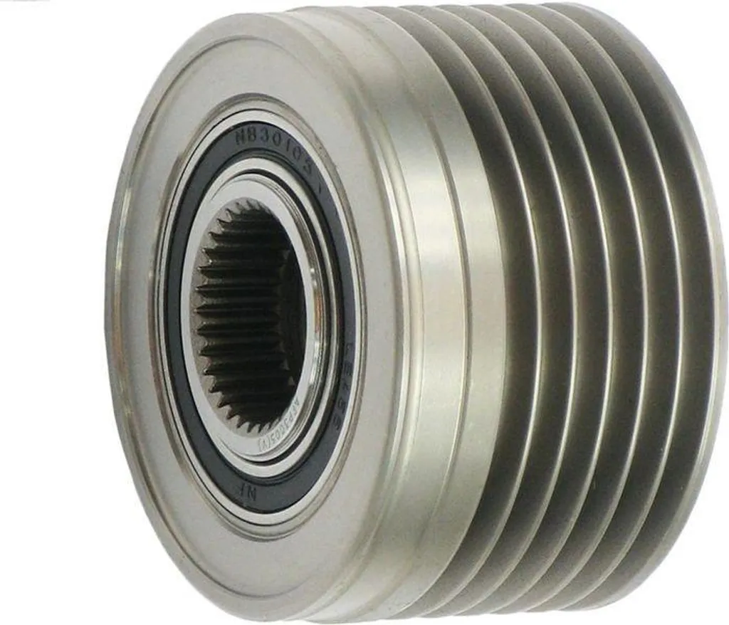 AS-PL AFP3005(V) Alternatore a ruota libera OE 9949627 compatibile con Boxer, 807, 806, 607, 406, 309, 307, 306, 206, 205, Vivaro, 2, Zeta, Phedra, Fusion, Fiesta, Ulysse, Scudo, Ducato, Xsara, Xantia, Jumpy, Jumper, Evasion, C8, C5, BX, Berlingo, Expert, Partner
