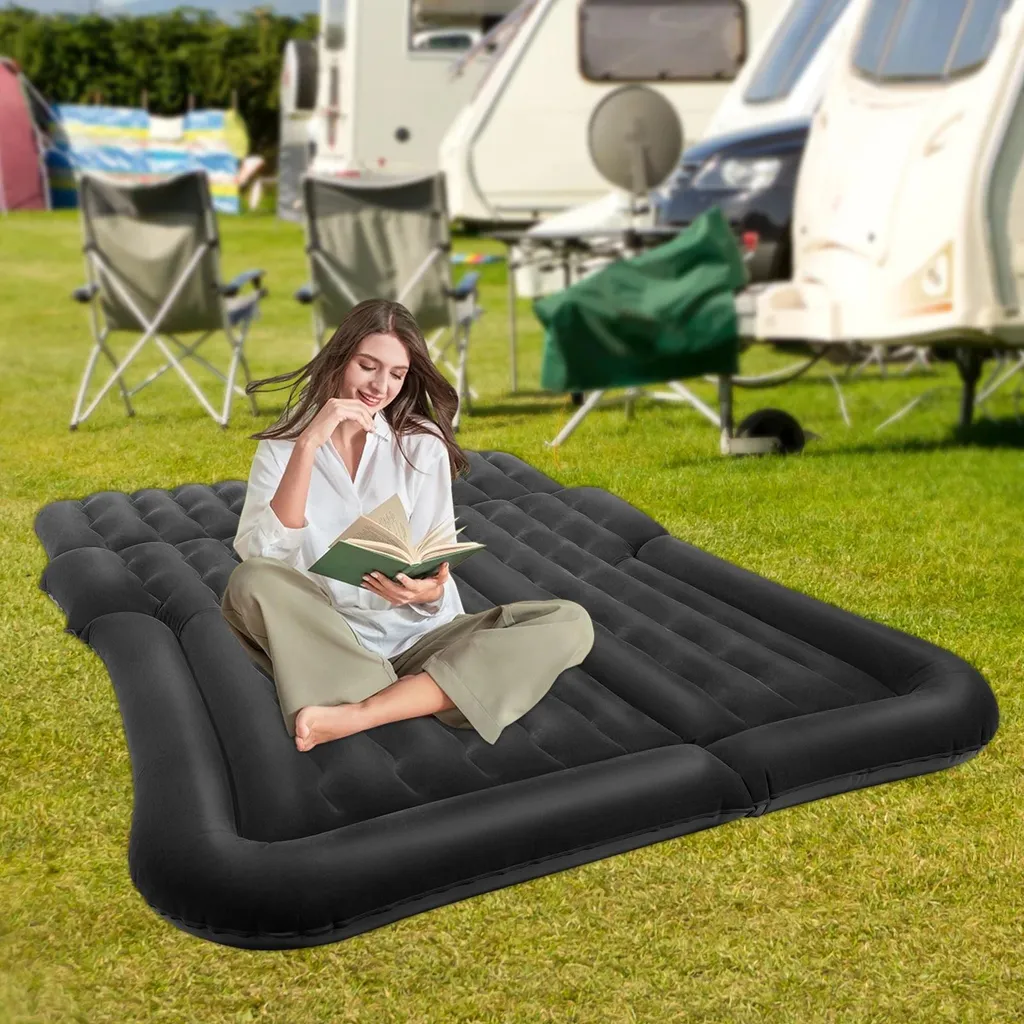 Lit de voiture arrière gonflable extra robuste pour SUV et berlines - 7