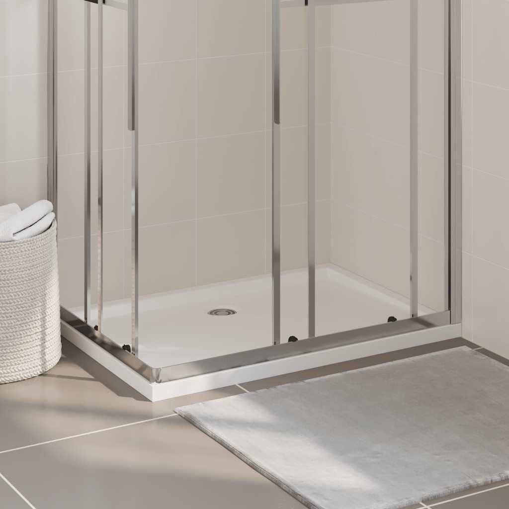 vidaXL Duschtasse ABS Rechteckig Weiß 70x100 cm Produktbild 