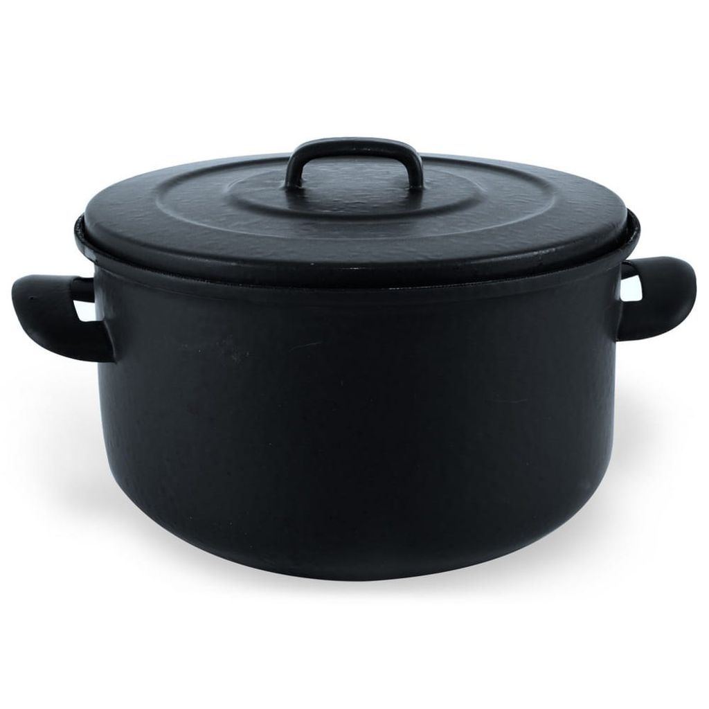 Hrniec smaltovaný s pokrievkou 24 cm 5,5 l Obrázok produktu 