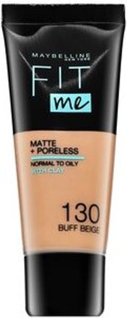Maybelline Fit Me! Foundation Matte + Poreless 130 Buff Beige Flüssiges Make Up mit mattierender Wirkung 30 ml