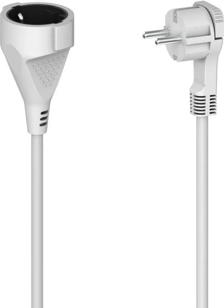 Rallonge de 5m pour bureau et salon Hama blanche discrète et pratique