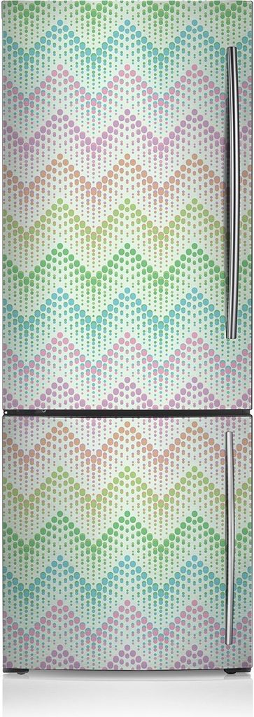 Kühlschrankfolie Aufkleber Kühlschrankmagnete Dekoration Kühlschrankfolie 60x180 cm - Dots Drehmingbone.