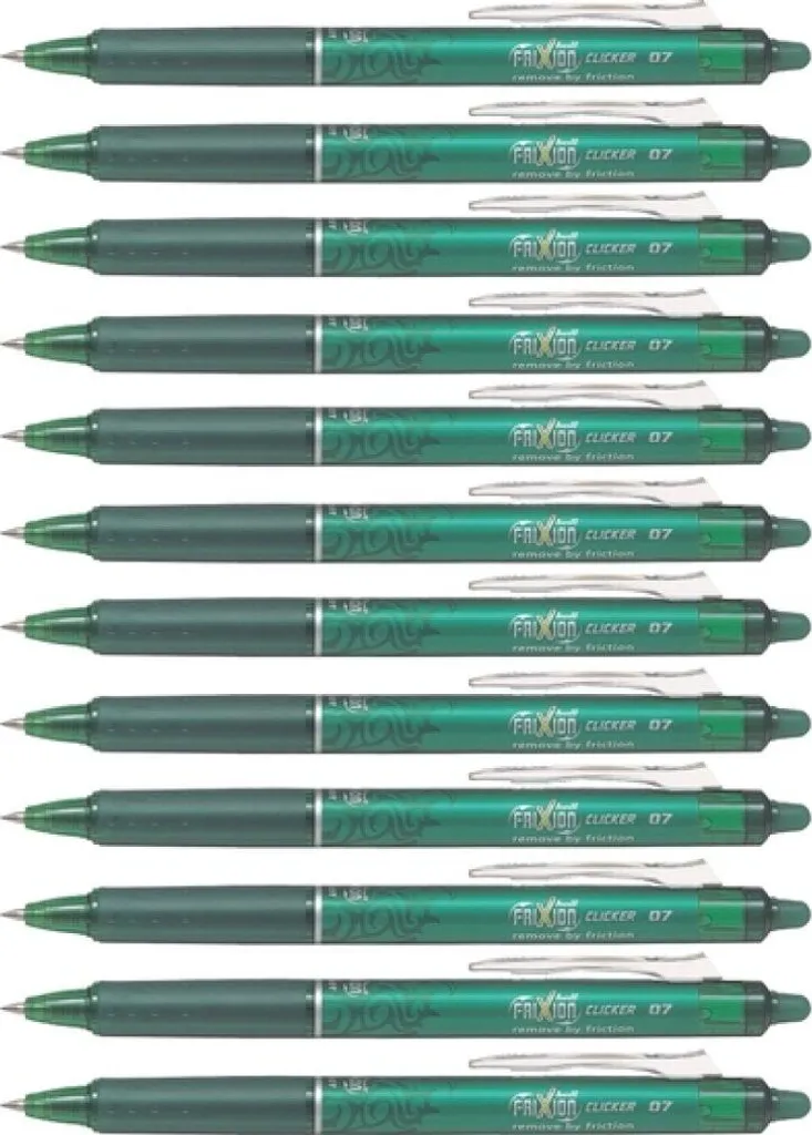 Pilot BP-S Penna A Sfera Verde – Punta Extra-fine 0,3 Mm, Corpo Trasparente, Confezione Da 1 - 2
