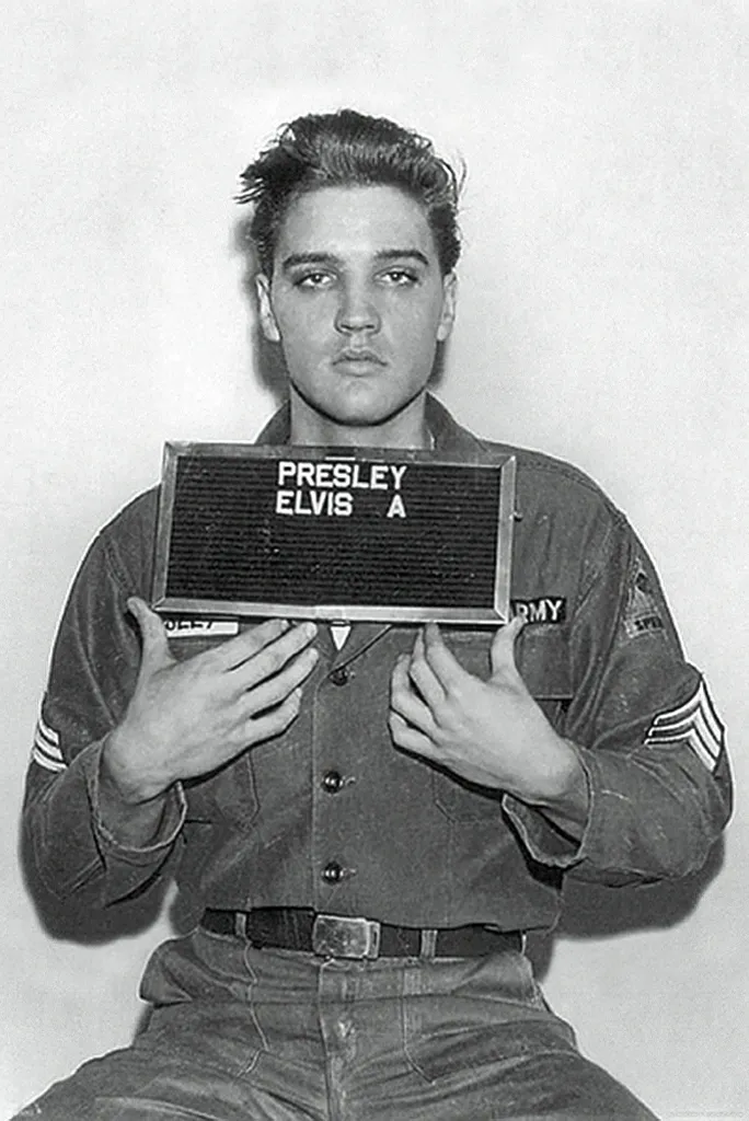 Affiche Elvis Presley Mugshot Photo de Police 61x91,5 cm Vintage
