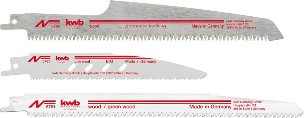 Set de 3 lames de scie universelle Sabersaw-bl Image du produit 