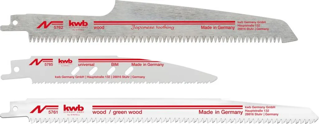 Lames de Scie Sabre Anti-Vibration pour Coupes Rapides Bois et Métal