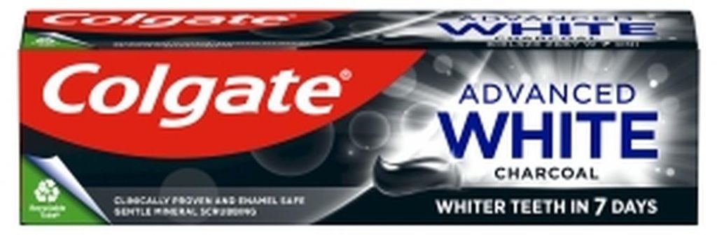 Colgate, Advanced White Charcoal, Pasta do zębów, 75 ml Zdjęcie produktu 
