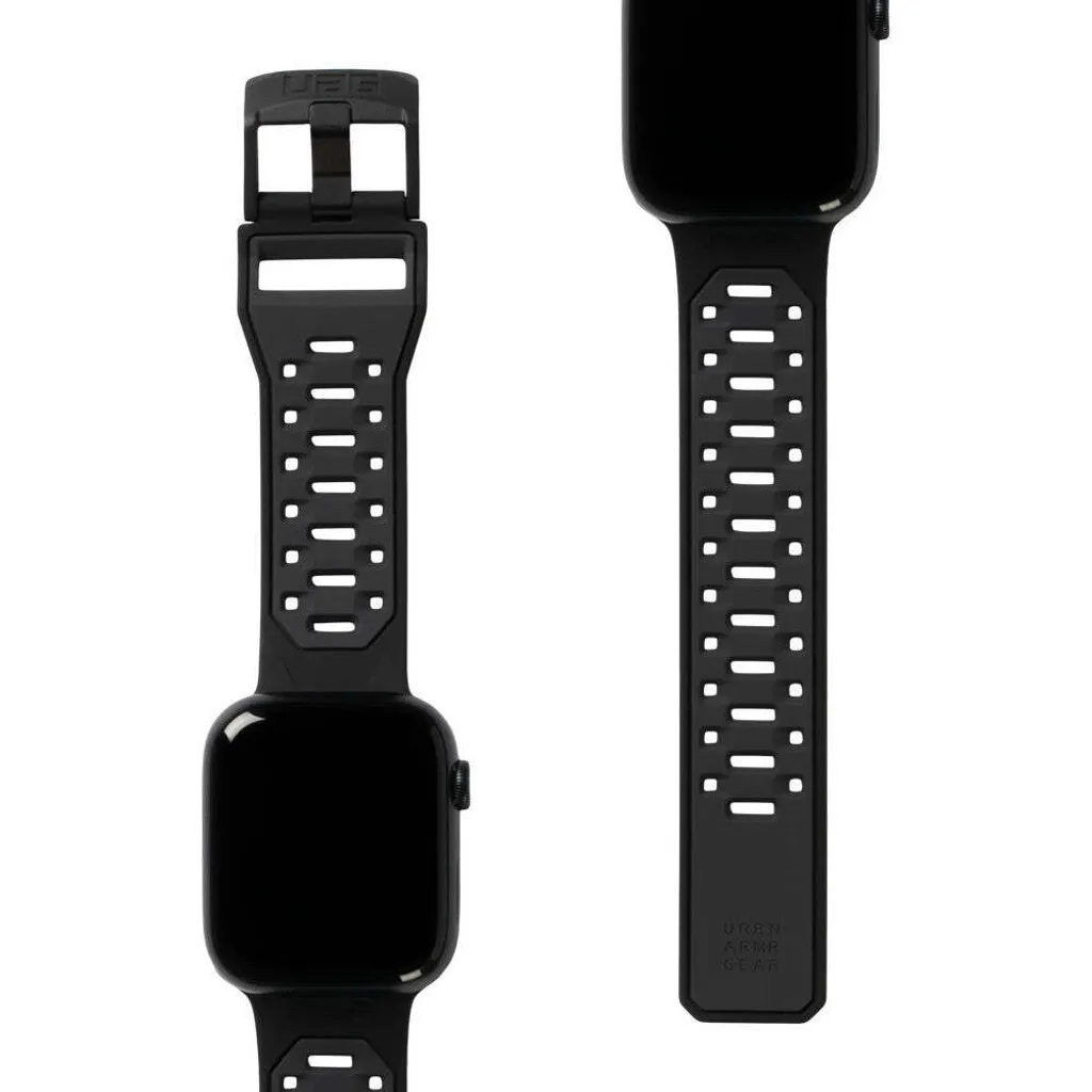 Bracelet Apple Watch 45/44/42 mm Noir - Idéal Sport et Quotidien UAG