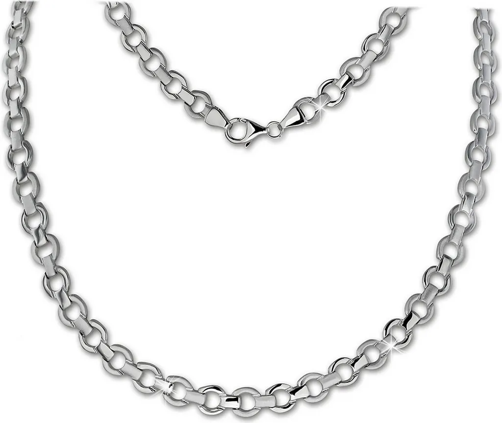 Collier Argent 925 Anti-Allergie Maille Robuste et Fermoir Sécurisé