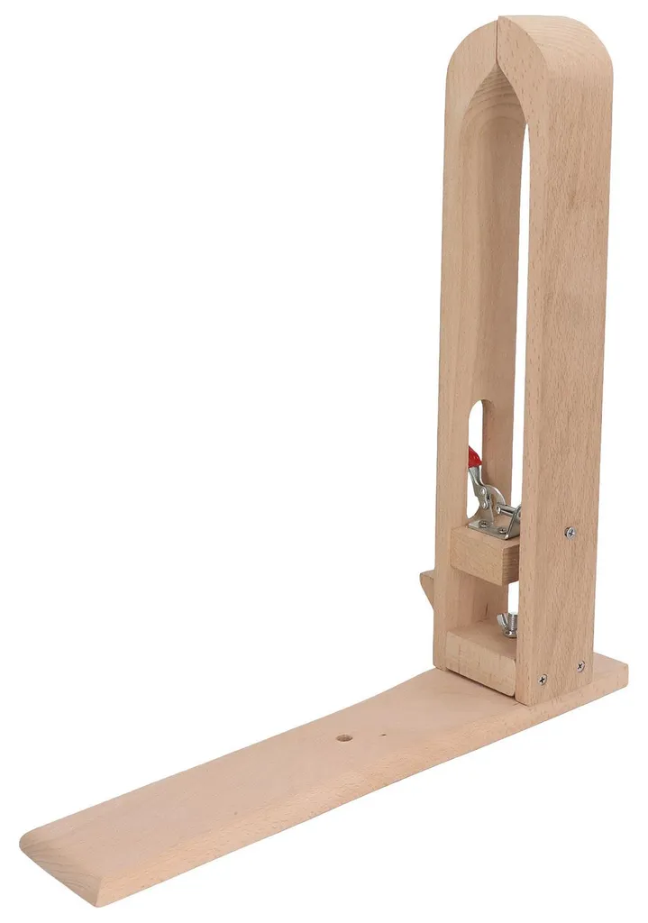 Pince de sellier en bois réglable pour couture cuir artisanale et DIY