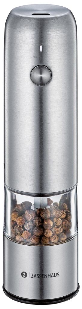 Zassenhaus pepermolen KÖLN, USB, elektrisch, 14 cm, Productafbeelding 