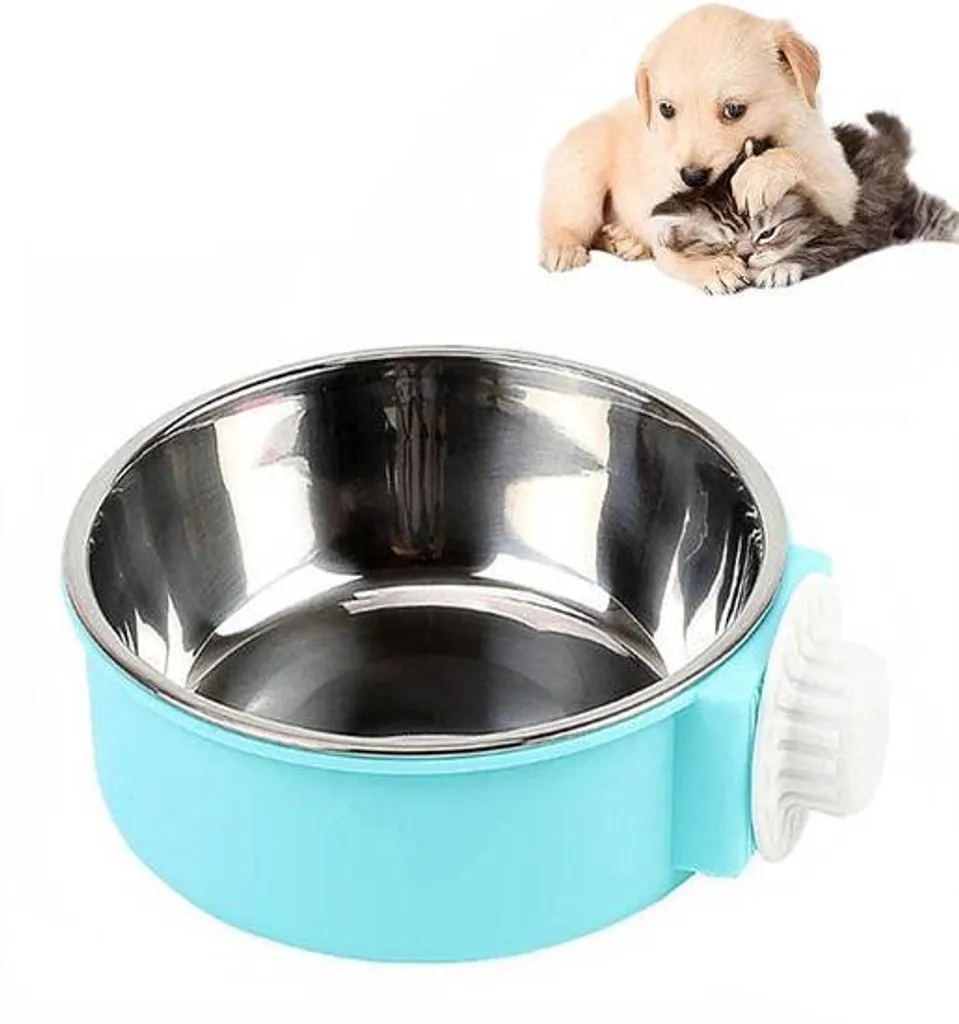 Gamelle pour chien amovible 400 ml inox : idéale pour le repas sain
