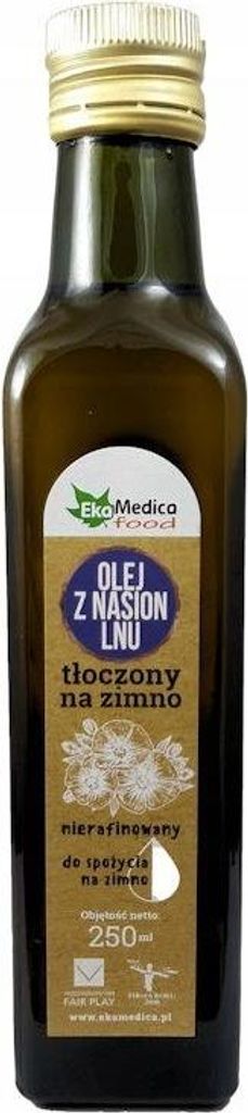 Ekamedica Gepresstes Leinöl VITAMIN E 250 ml