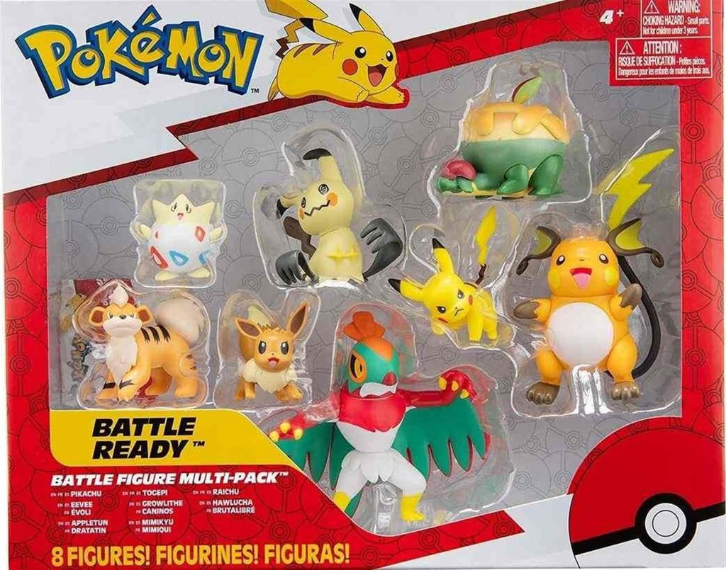 Jazwares Súprava 8 figúrok Pokemon Battle ready Obrázok produktu 