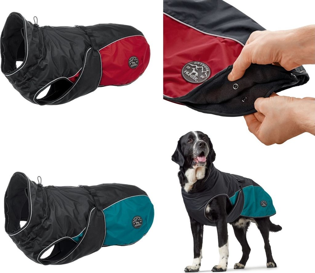 Hunter Hundemantel Uppsala Allrounder, Größe:50, Farbe:anthrazit/petrol