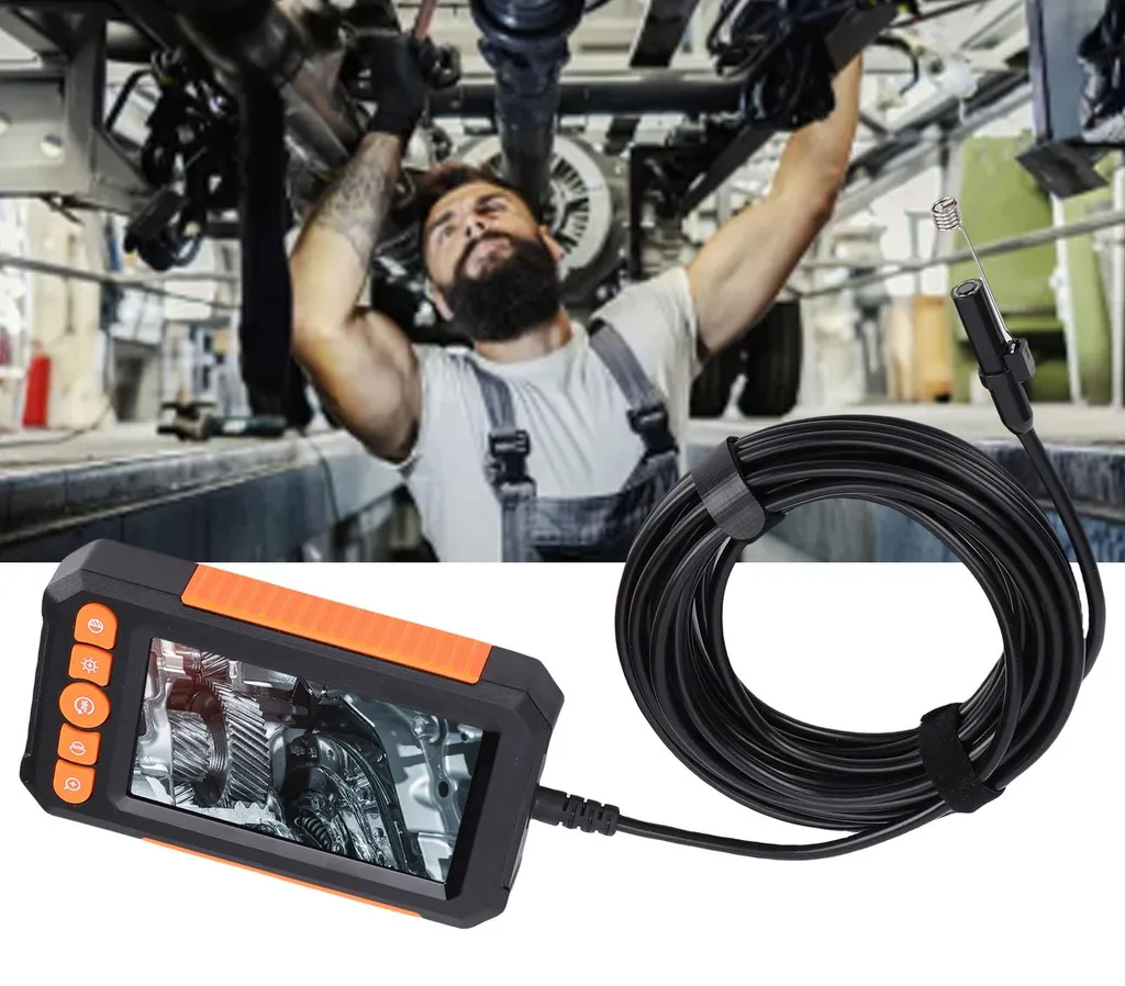 Endoscope Double Objectif 1080P avec Câble de 5m et Éclairage 8 LED - 11