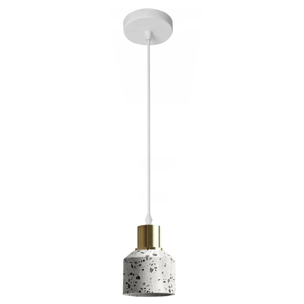 Suspension Blanche Lastri White Métal Toolight Design Épuré E27
