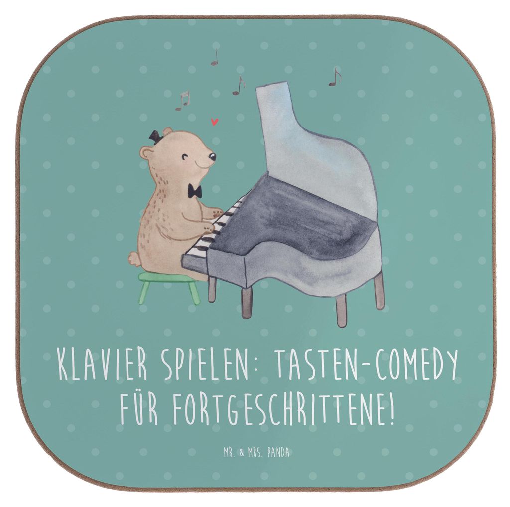 Mr. & Mrs. Panda Tischuntersetzer Klavier Tasten - Produktbild 