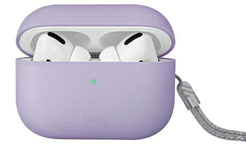 UNIQ Lino AirPods Pro 2. Generation Silikon-Etui (2022/2023) lila/lila-lavendel