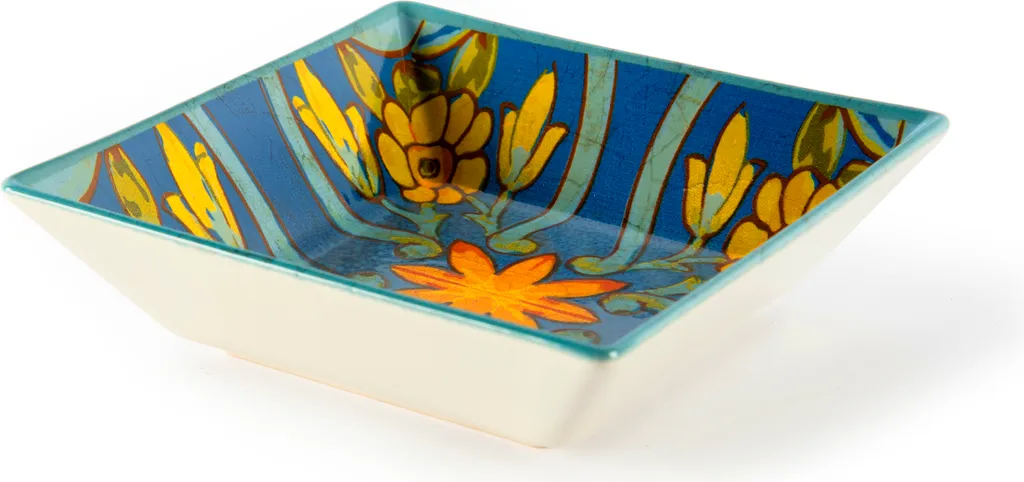 Set di 6 piatti in ceramica Excelsa Trinacria 17,5x5 cm multicolore