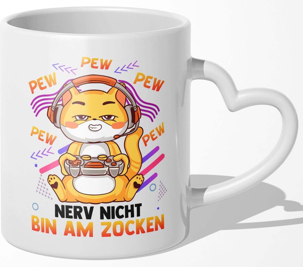 22Feels Gamer Geschenk Zocker Tasse Junge Teenager Nerv Nicht Sohn Neffe Enkel Gaming Zocken Zimmer Kaffeetasse Männer Geburtstag Weihnachten (Her...