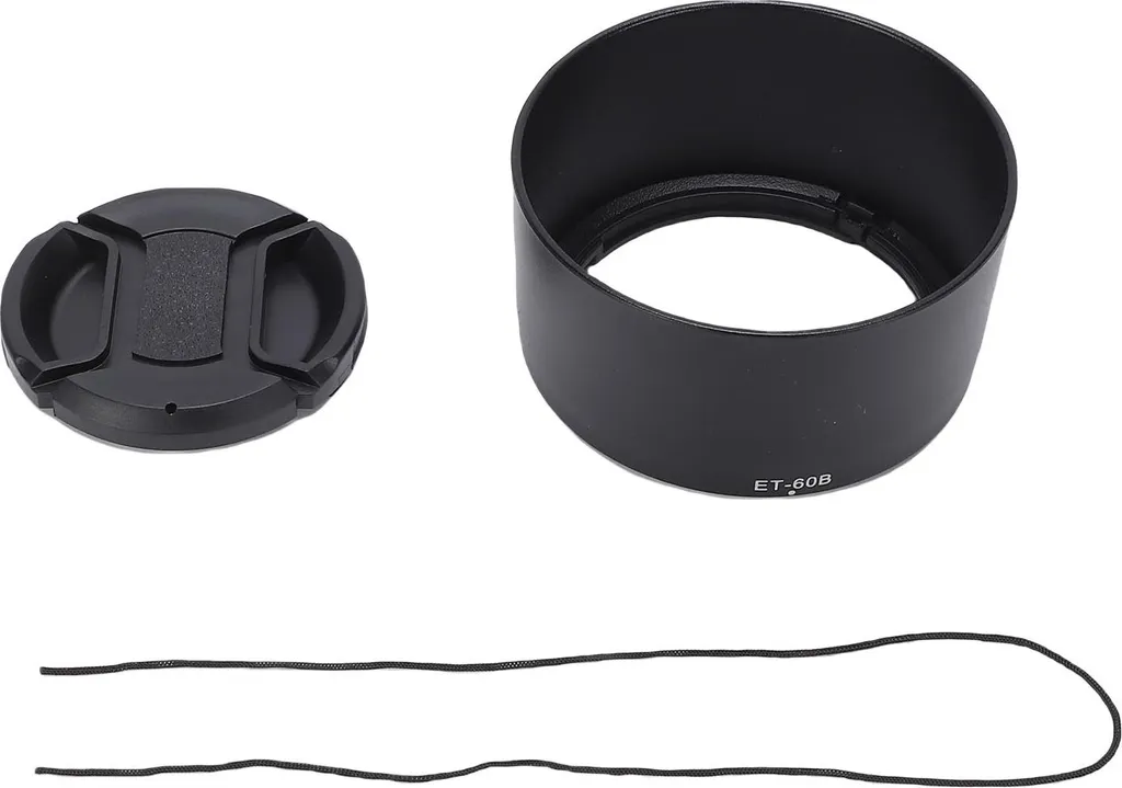 Paraluce adatto per RF S da 55 a 210 mm F5 7.1 IS STM ABS ET 60B Parasole con cappuccio da 55 mm
