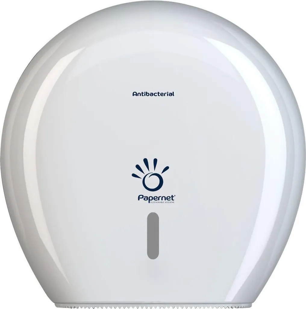 Papernet DefendTech Maxi Distributeur Papier Hygiénique Antibactérien Blanc