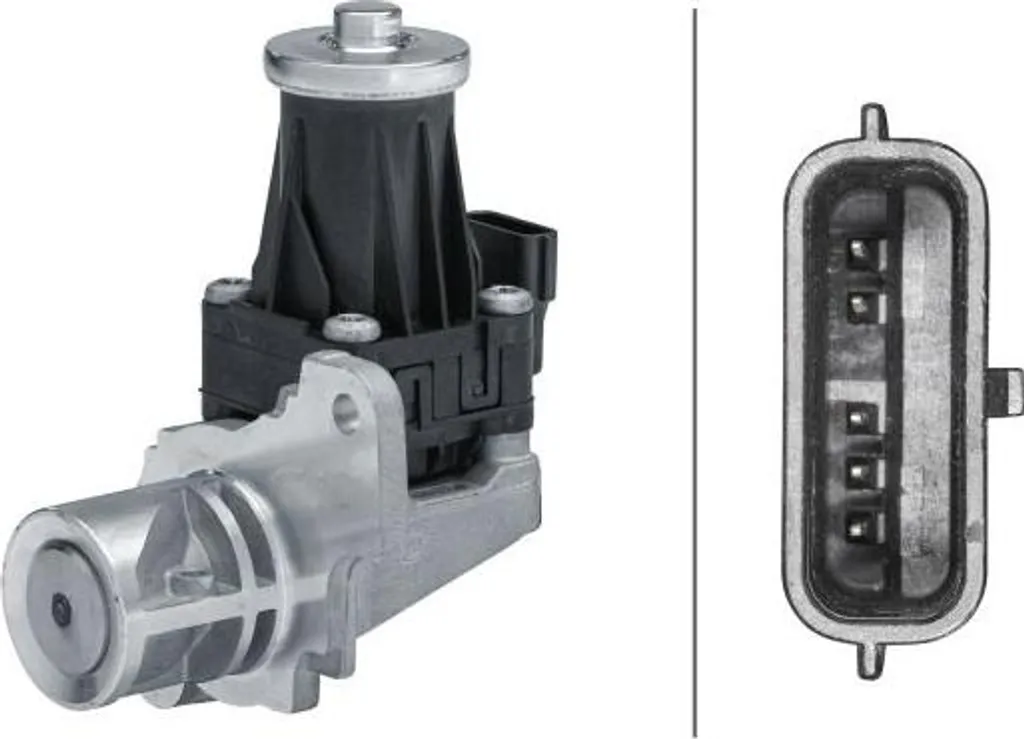 Valve AGR HELLA 6NU 014 864-691 pour Nissan Juke Qashqai et Renault Clio