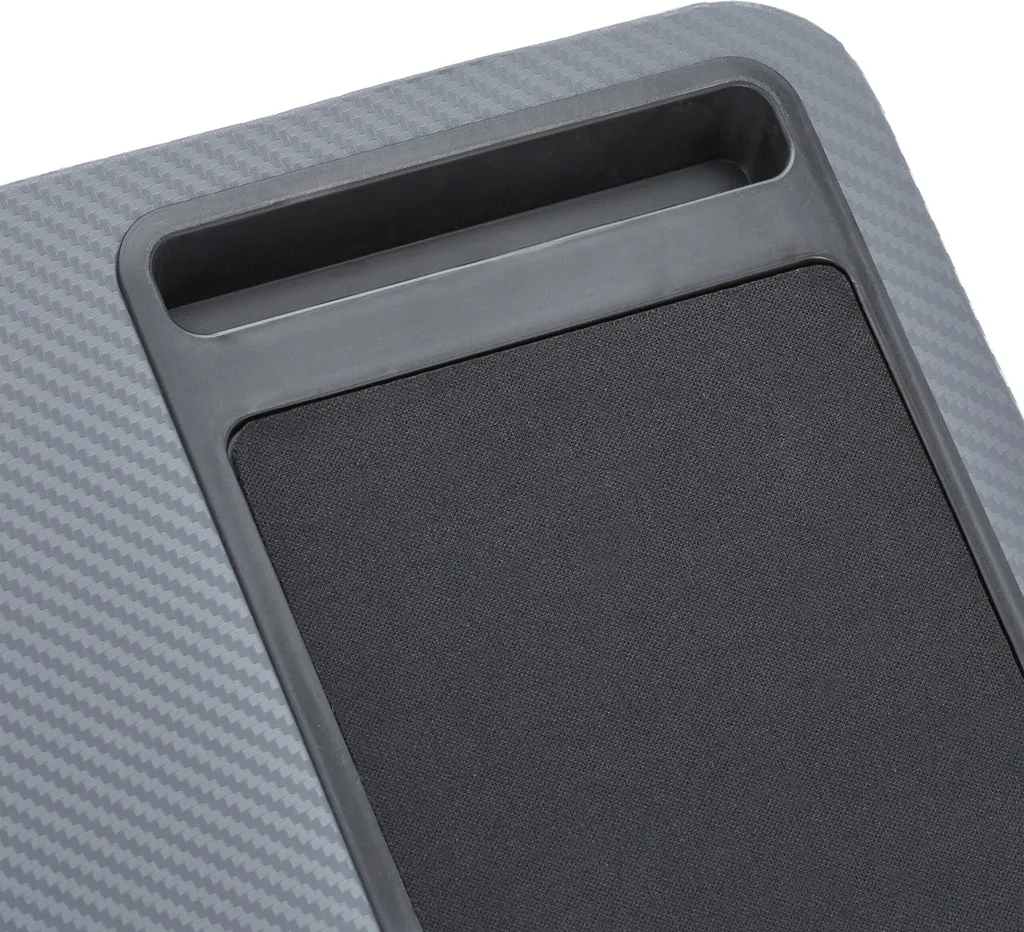 Plateau PC portable pour lit et canapé coussin ergonomique gris souris - 4
