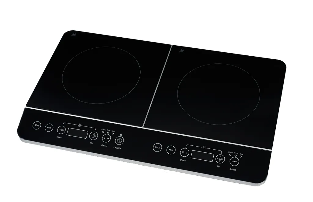 Cuisinière Bravo B-4620 à induction 2 plaques 3000W noire compacte