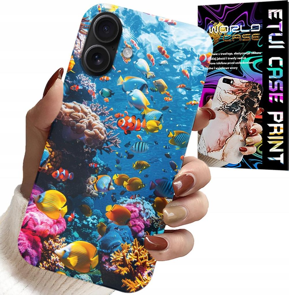 Fall Für Iphone 16 Plus - Riff Bunte Fische Unterwasser-Fischwelt