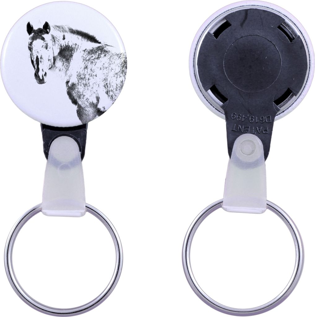 Appaloosa - ein einzigartiger Schlüsselanhänger mit einem Pferdebild, handgefertigtes Produkt, leicht und handlich, Anhänger der Marke Art-Dog