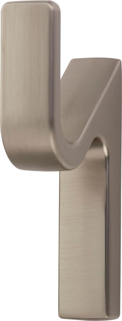 SOTECH Garderobenhaken ANGOLO Höhe 76 mm x Breite 14 mm Edelstahloptik aus Zinkdruckguss