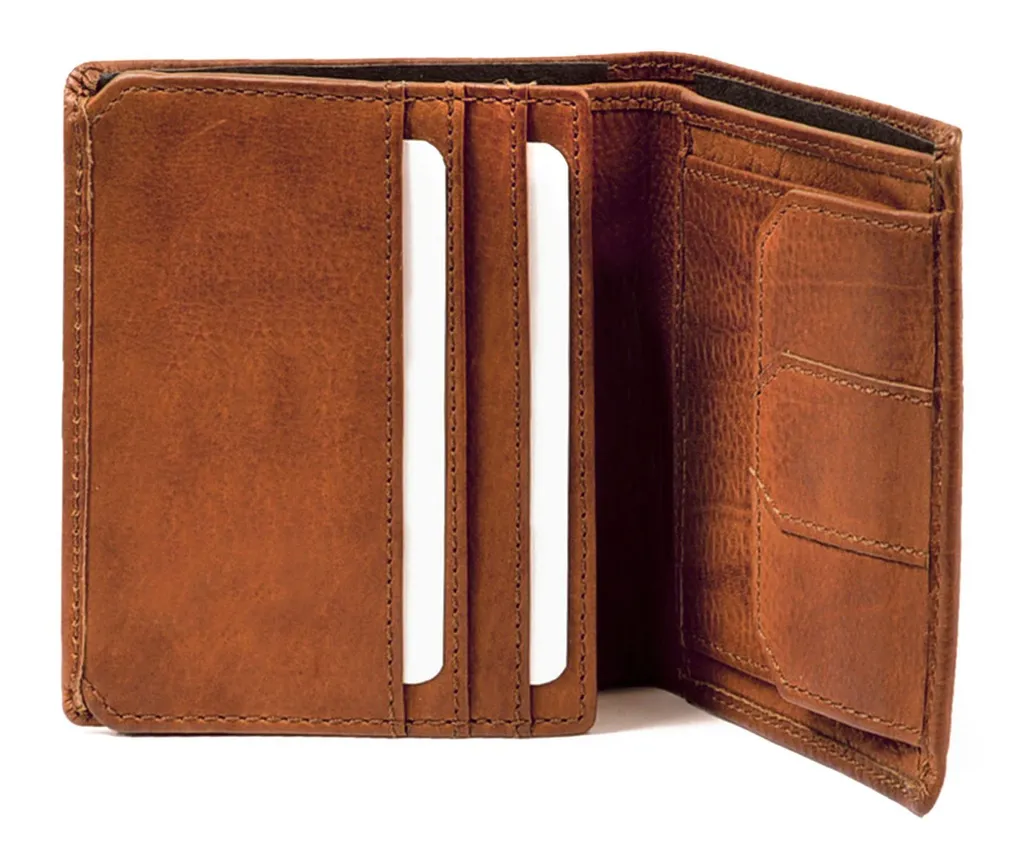 HAROLD'S Submarine Wallet Upend Cognac - Portafoglio Uomo in Pelle - 2