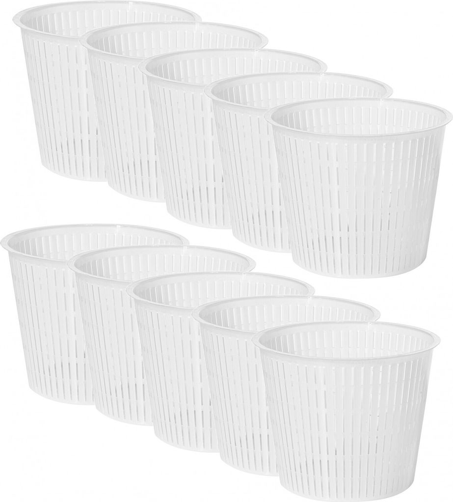 10 x Käseform 10.3x7.8cm h: 9.2cm, Käseformen, Käseherstellung