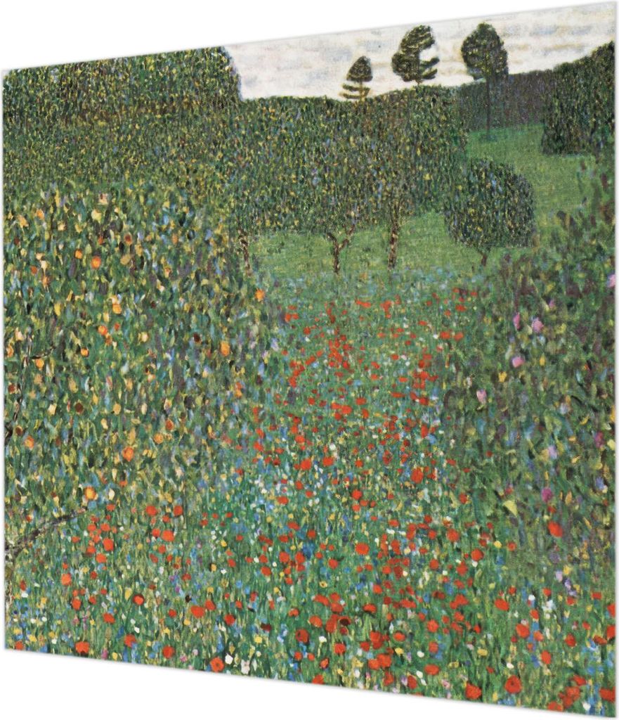 Wandtapete - Dekorative Tapete für Wohnzimmer - Tapetenfolie für Wanddekoration - 250x250 cm - Blumenwiese
