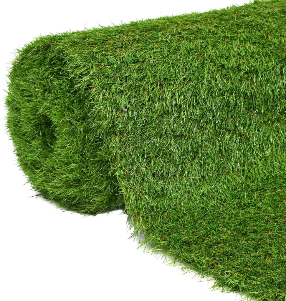 Prato sintetico di alta qualità, colore marrone scuro, venduto al metro, diverse dimensioni, con gommini di drenaggio, permeabile all'acqua (400 x 400 cm