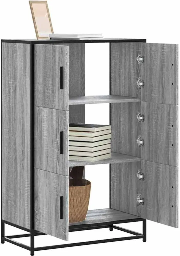 Mobile Credenza Grigio Sonoma 68x35x106,5 cm | Design Urbano vidaXL
