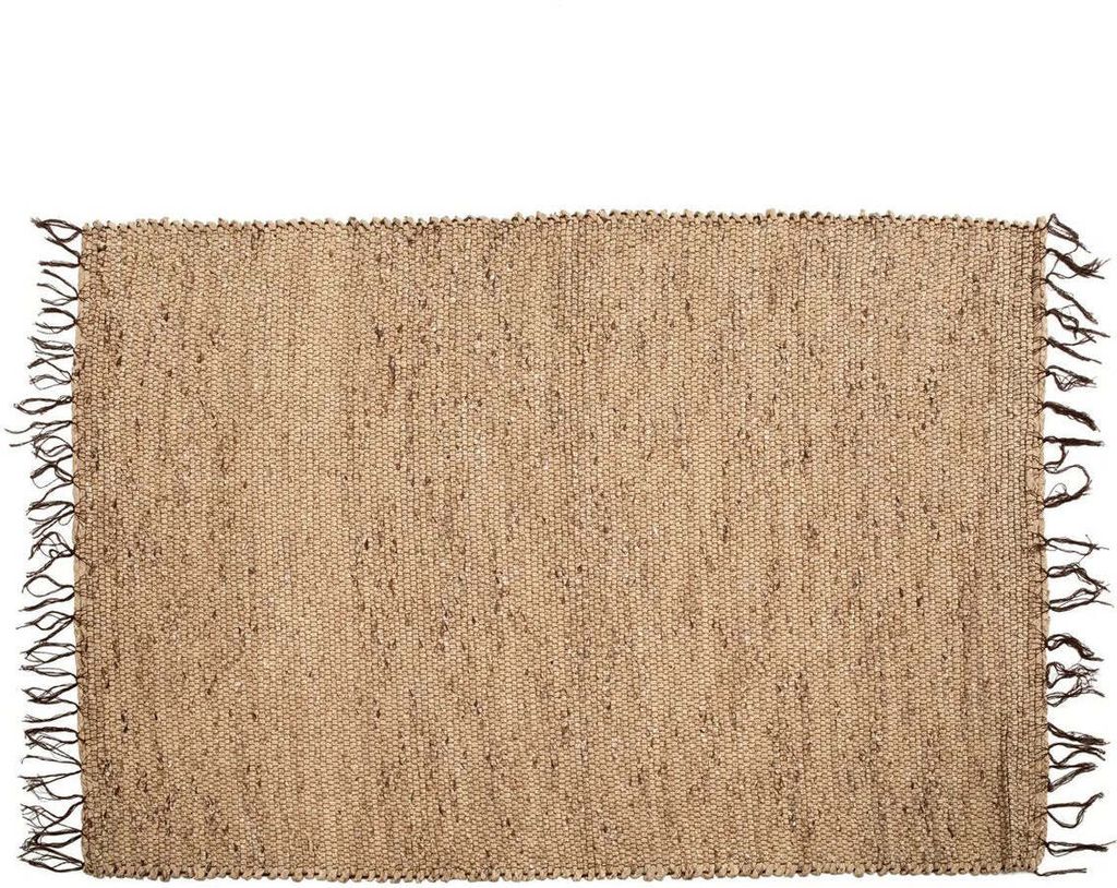 XL Natur-Tuch - großes Teppich - handgefertigter Teppich - nachhaltiges Design - 260 cm x 180 cm