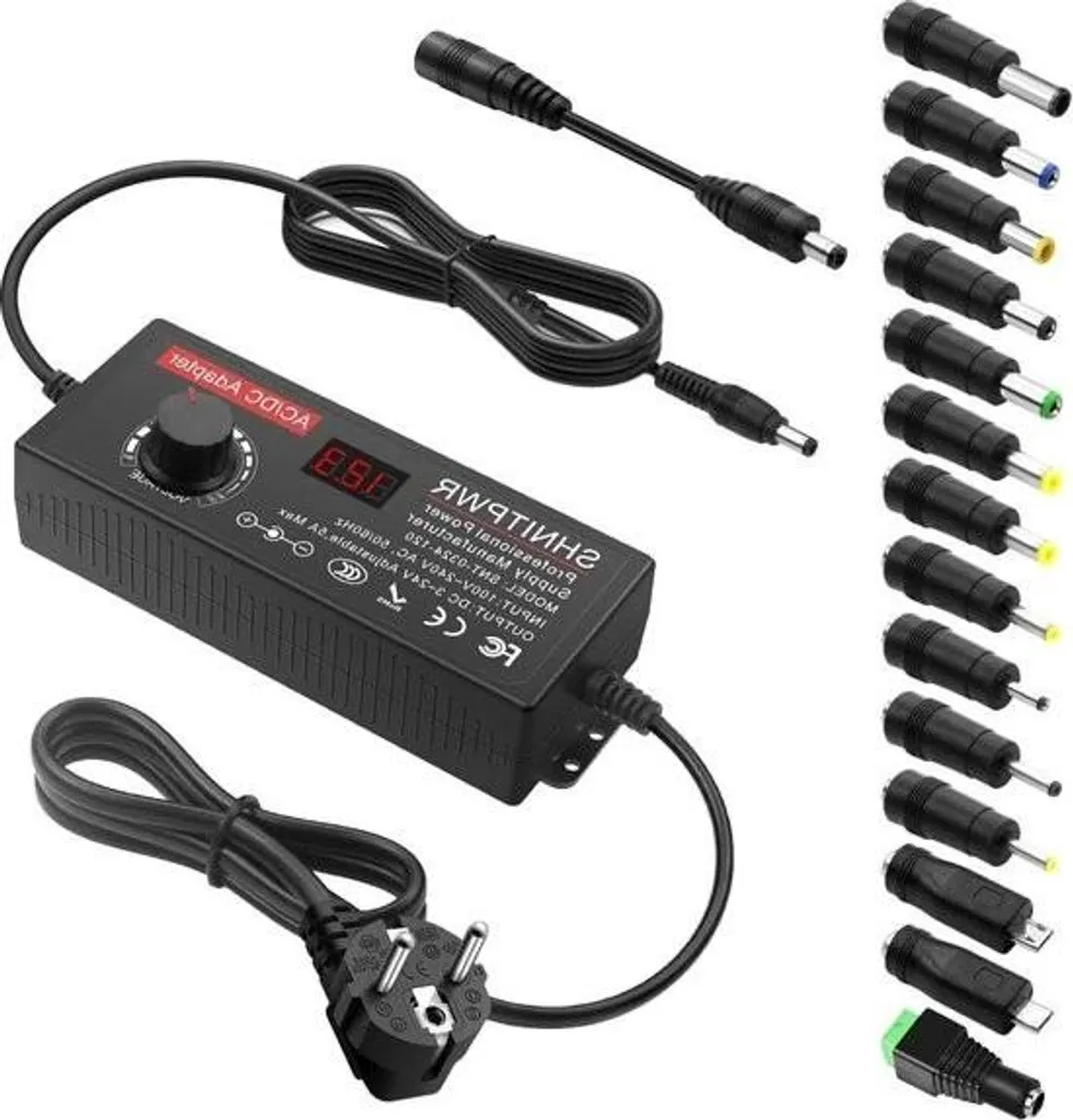 Chargeur Universel 3-24V pour Cadre Photo et Babyphone - Max 5000 mA