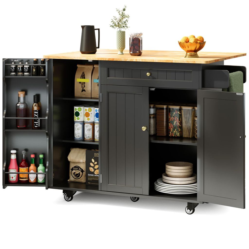 BEALIFE Carrello da cucina con ripiano estraibile, 3 Immagine del prodotto 