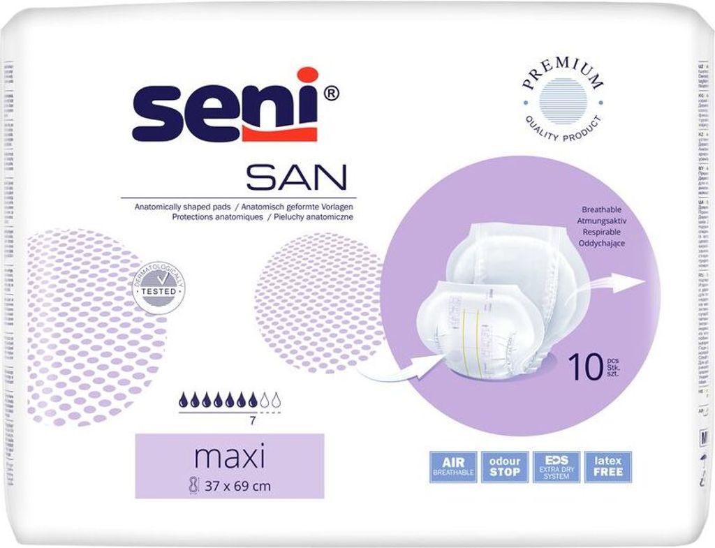 Seni San Inkontinenzvorlage maxi 30 St Produktbild 